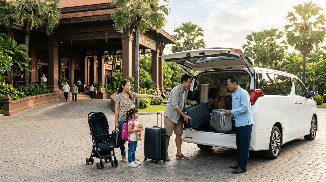 Family Transport from Phnom Penh to Siem Reap: Why a Private 7-Seater Van Charter is Best